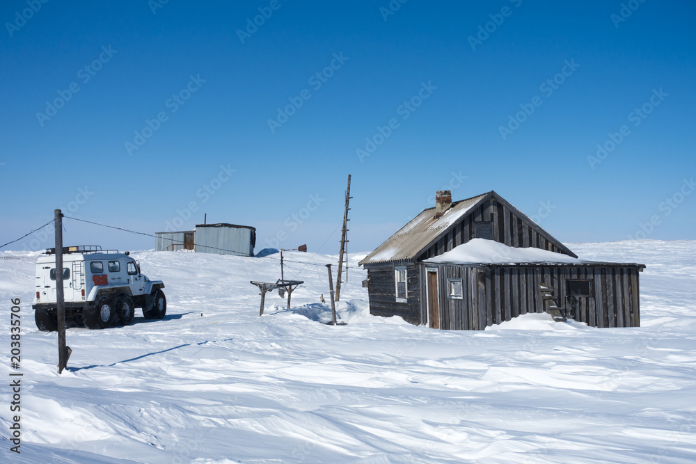 house in Nenets tundra,Jamal
