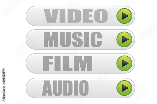 Botones de reproducción de contenido multimedia.
