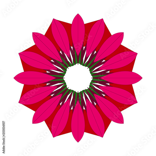Farbenfrohes Mandala