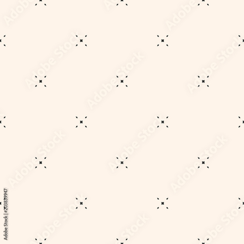 Vector minimalist pattern with tiny diamond shapes. Delicate seamless texture in soft pastel colors. Subtle geometric background. Luxury romantic style. Design element for wedding decor, prints, web