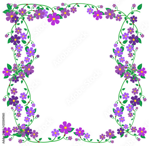 Floral Background for Invitations to a Special Event