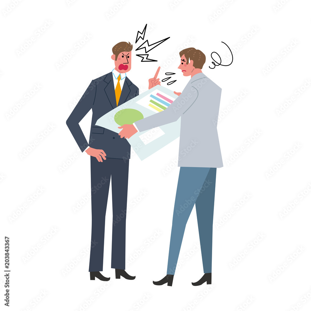 怒られる ビジネスマン イラスト Stock Vector Adobe Stock 怒られる ビジネスマン イラスト Stock Vector Adobe Stock