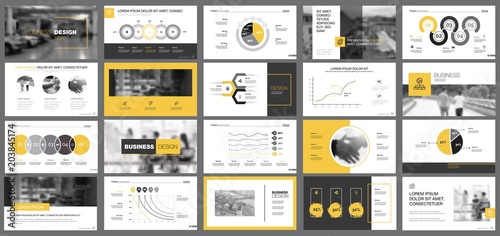 Analytics Slide Templates Set