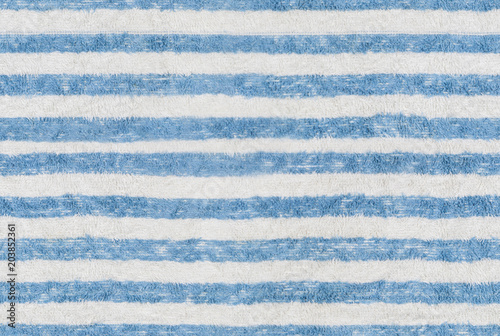 Seamless blue and white striped towel cloth texture