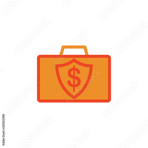 diplomat with money colored icon. Element of bankings for mobile concept and web apps. Detailed diplomat with money colored icon can be used for web and mobile