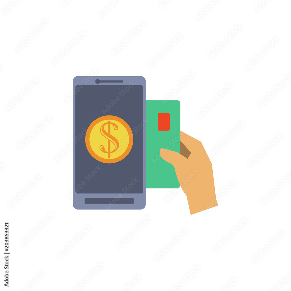 to conduct a card mobile banking colored icon. Element of bankings for mobile concept and web apps. Detailed to conduct a card mobile banking colored icon to conduct a card mobile banking colored icon. Element of bankings for mobile concept and web apps. Detailed to conduct a card mobile banking colored icon