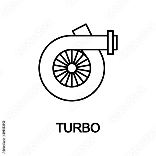 car turbo icon. Element of car repair for mobile concept and web apps. Detailed  icon can be used for web and mobile. Premium icon