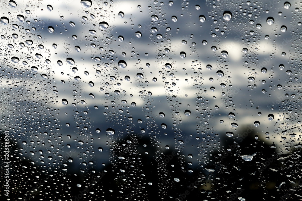 雨粒 Stock Photo Adobe Stock