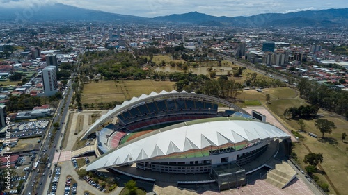 Photography Beautiful aerial View of the Sabana Costa Rica