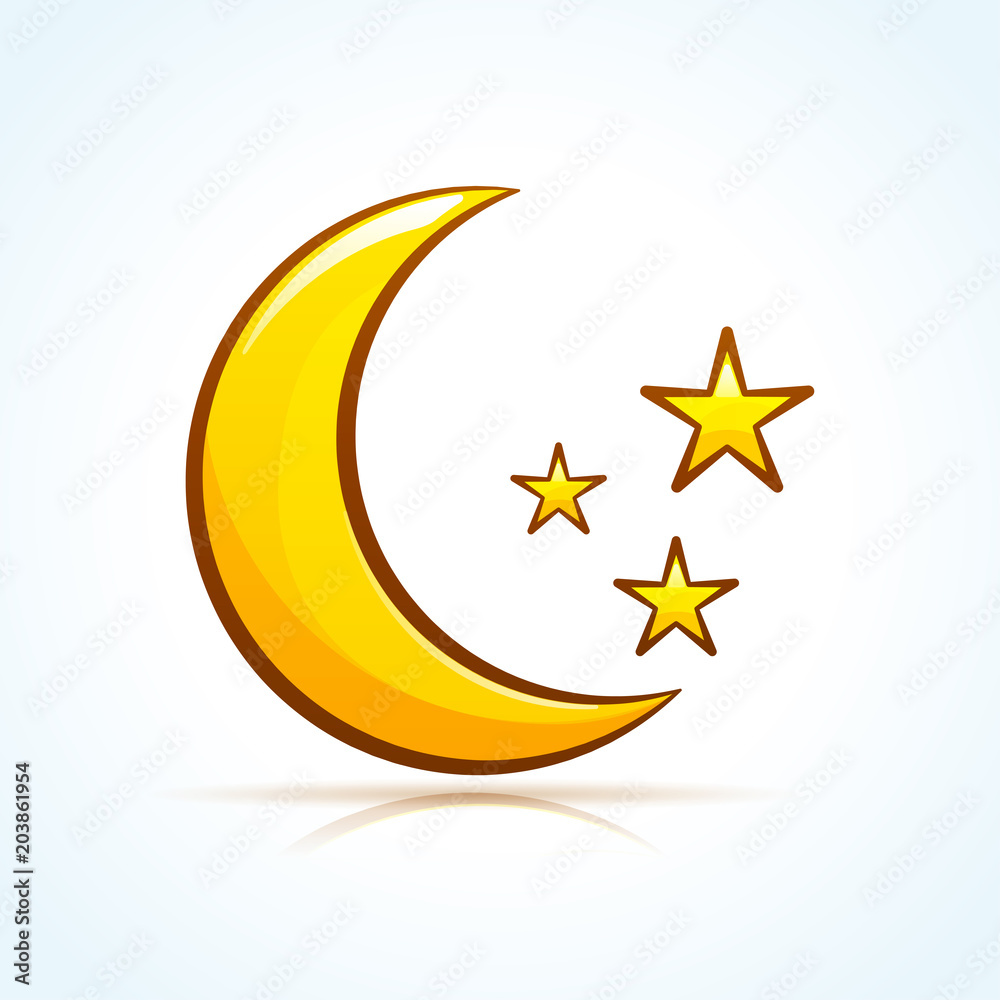 yellow moon on white background yellow moon on white background