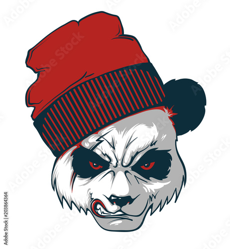 Angry panda