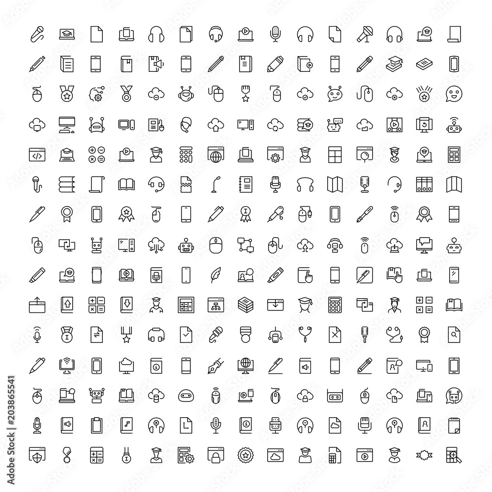 Flat icon set Flat icon set