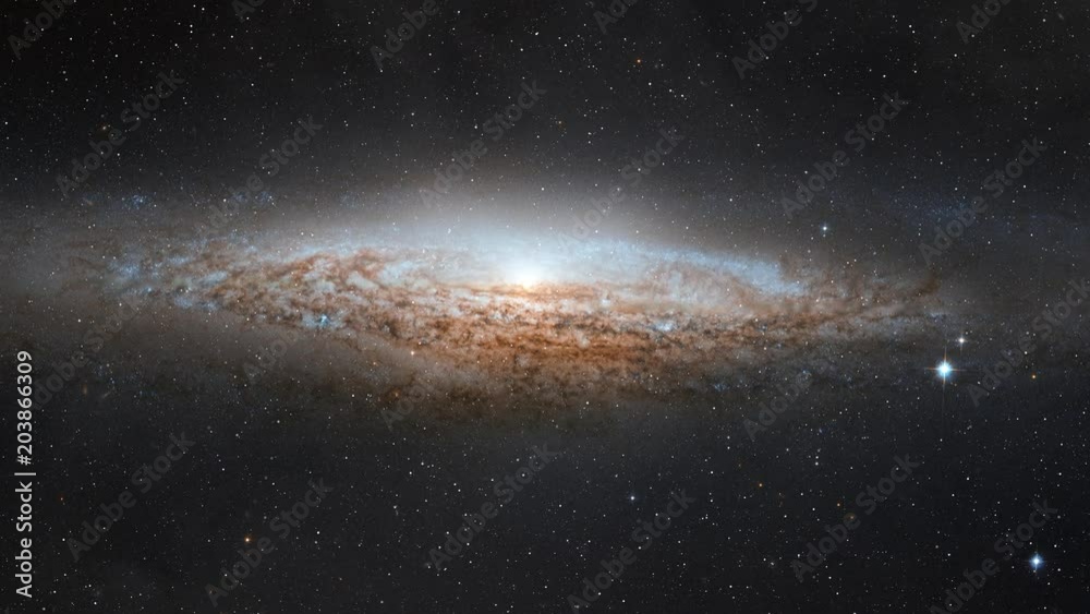 4k Space flight into a star field. Basic 3D rendering of a space flight into the Horsehead Nebula star field. Based on real public-domain images taken by NASA, ESA, ESO or other space agencies.