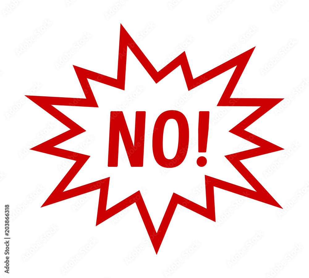 Red cartoon scream speech bubble / balloon with the word Red cartoon scream speech bubble / balloon with the word