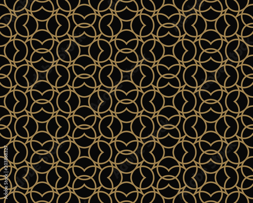 Modern Luxury stylish geometric textures with lines seamless patterns