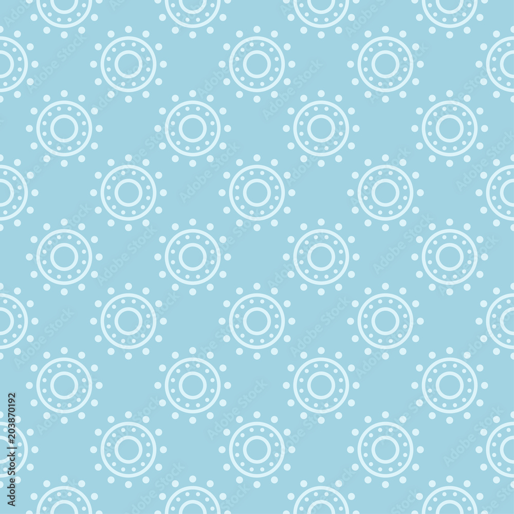 Fototapeta premium Light blue geometric design. Seamless pattern