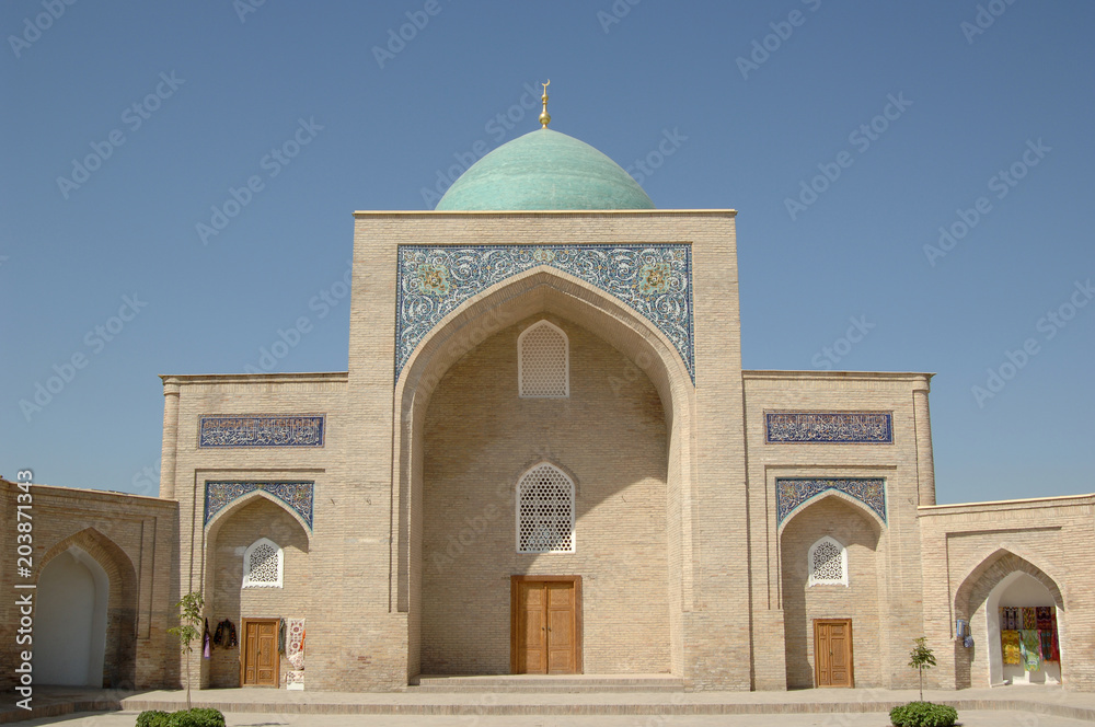 External review of restored architecture of ancient buildings in Tashkent, Uzbekistan