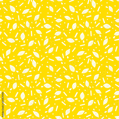 Lemon background. Seamless pattern.Vector. レモンのパターン