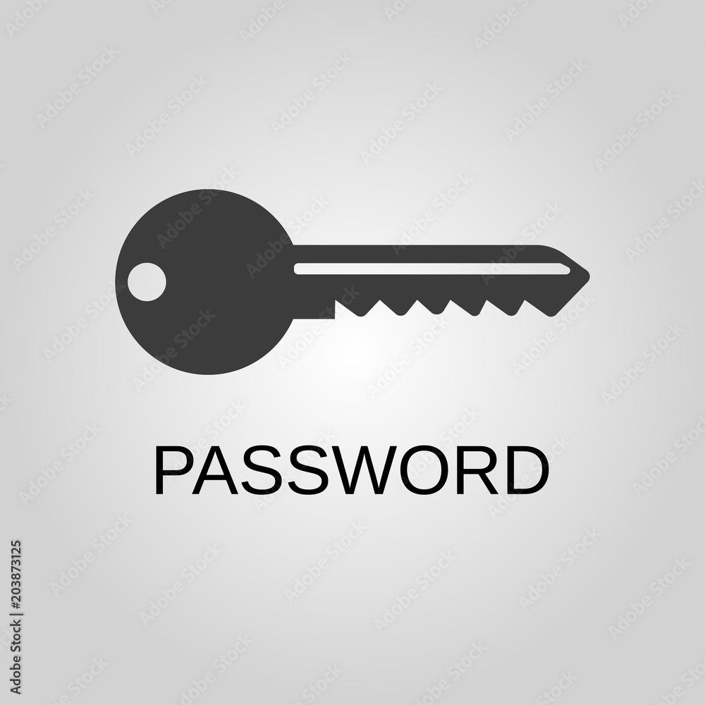 Password icon. Password symbol. Flat design. Stock - Vector illustration Password icon. Password symbol. Flat design. Stock - Vector illustration