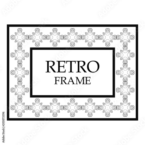 Vintage ornamental frame