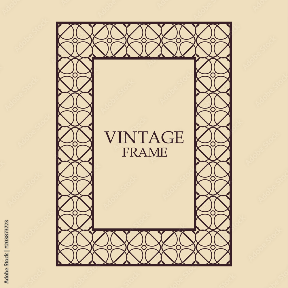 Obraz premium Vintage ornamental frame