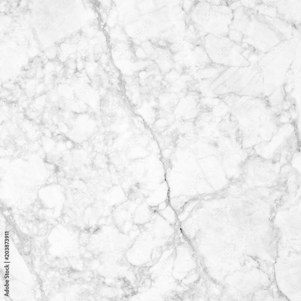 Obraz premium White marble texture abstract background pattern with high resolution.