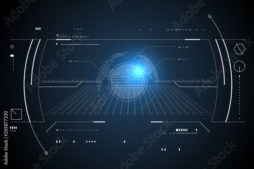 The navigation system, the interface design of the sense of science and technology.