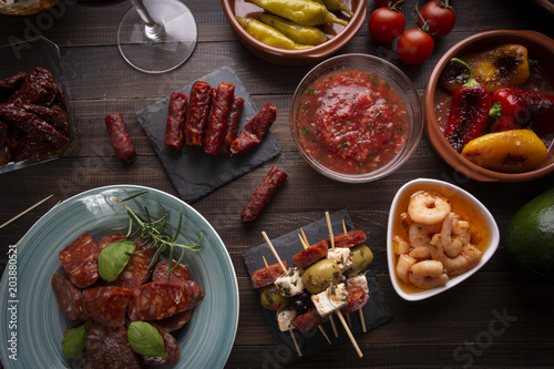 Mediterranean tapas appetizers starters