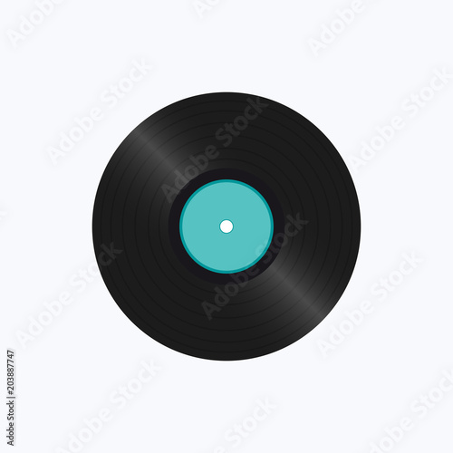 Vinyl Record Vector Icon