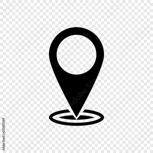 vector map pin icon. map pointer