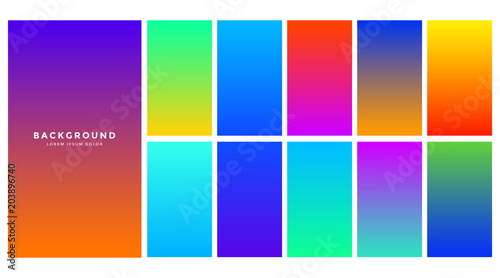 vibrant abstract colorful gradient background