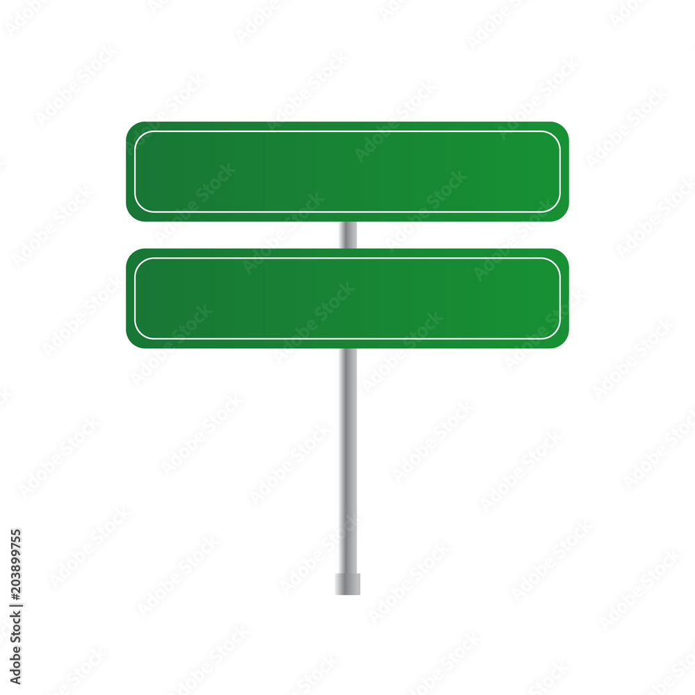 Road green traffic sign. Board sign traffic. Highway or street city sign vector Road green traffic sign. Board sign traffic. Highway or street city sign vector