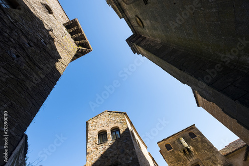 Medieval architecture in Caceres