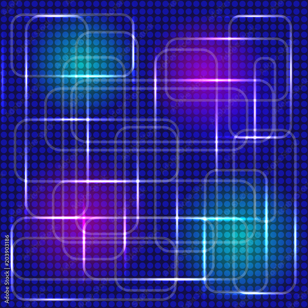 Abstract neon pattern. Vector illustration EPS10 Abstract neon pattern. Vector illustration EPS10