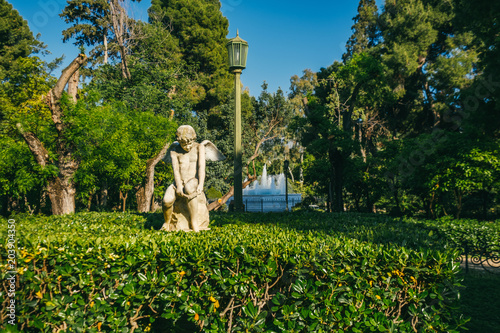 Statue in the National Park - Athens Greece