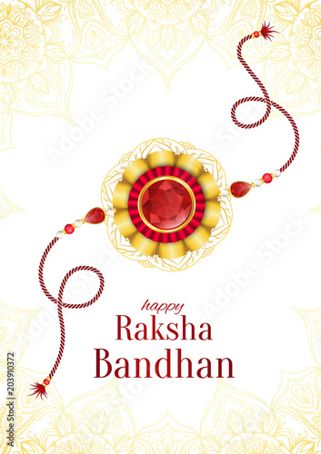 Raksha Bandhan vector background