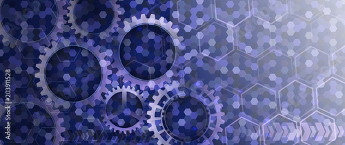 Abstract technology business background.