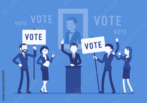 Election campaign voting