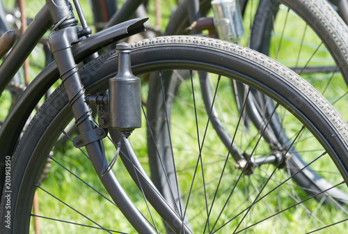 Canvas Print Wheel retro bicycle