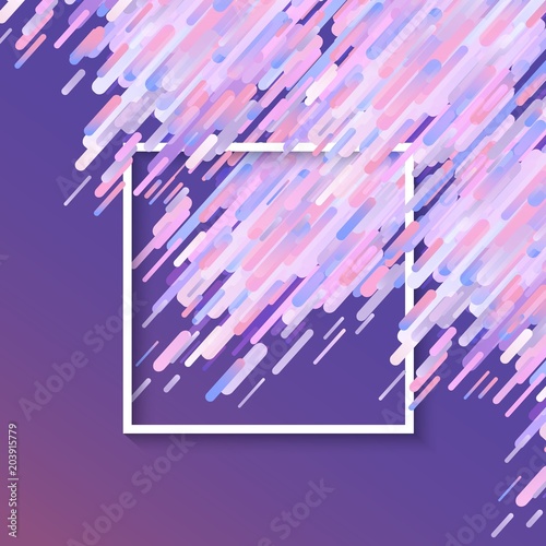 Trendy background template with vibrant glitched gradient purple blue violet colors and abstract shapes flow. Vector modern poster  banner  presentation layout  minimal style corporate identity