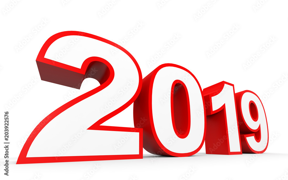 2019 New Year. Text. 2019 New Year. Text.