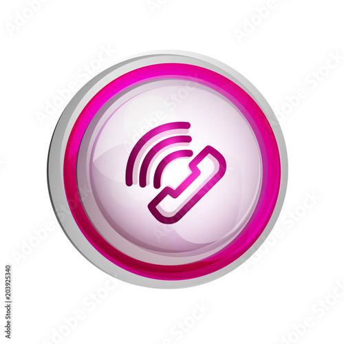 Phone support call center button