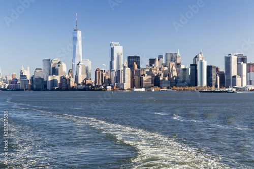New York, Lower Manhattan skyline