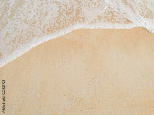abstract sand of beach and soft wave background