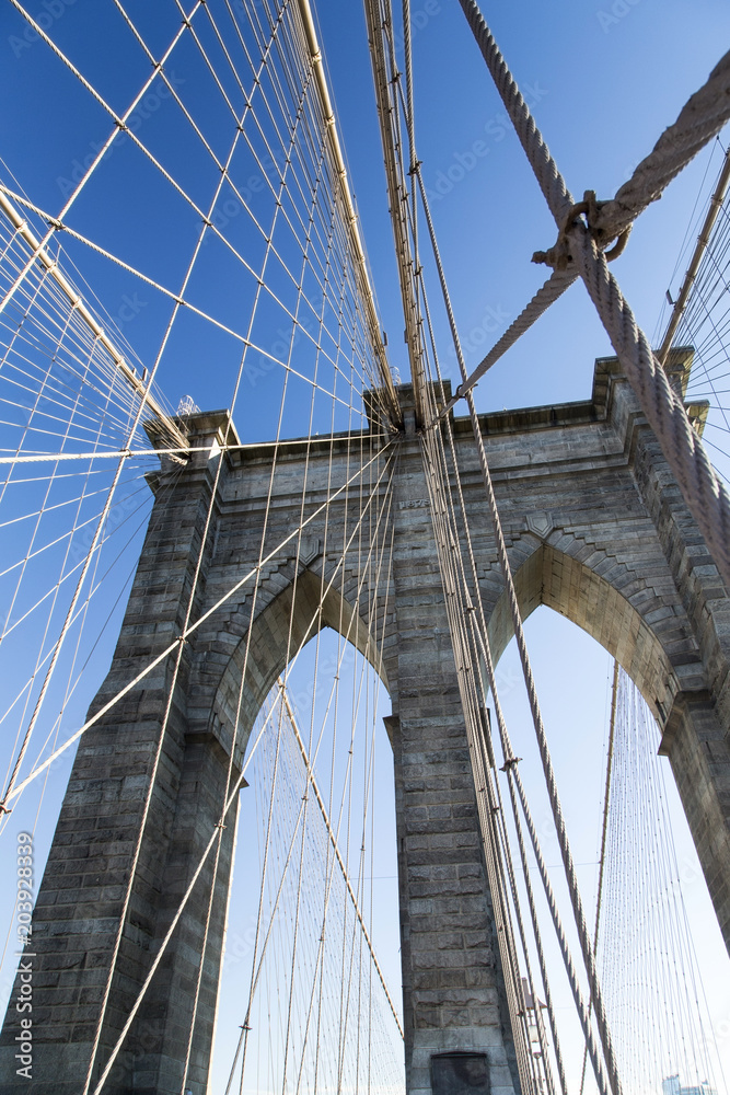 Obraz premium New York, the Brooklyn Bridge