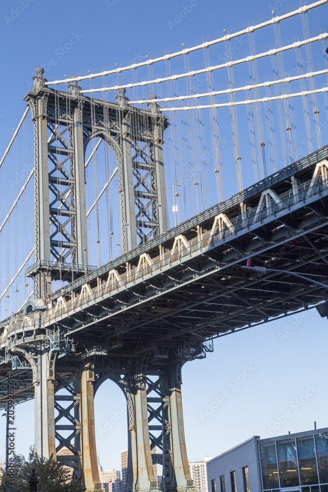 Fototapeta premium Nowy Jork, Manhattan Bridge