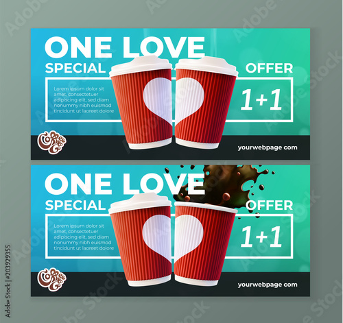 Coffee To Go Love Coffee Flyers