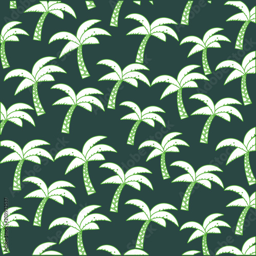 tropical palms background  colorful design. vector illustration