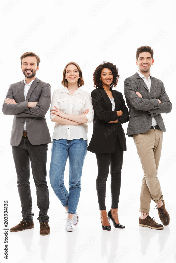 Full length portrait of a group of multiracial business people Full length portrait of a group of multiracial business people