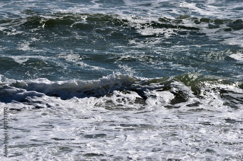Ocean waves at beach